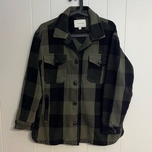Lucky Brand Plaid Oversized Shirt Jacket Size‎ S/P